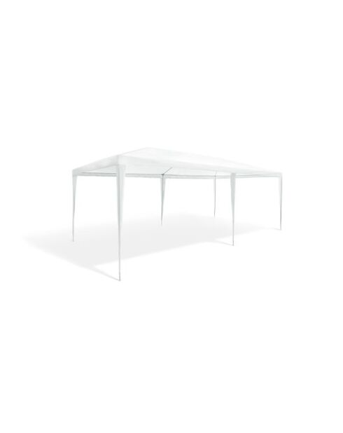 Tente de reception 4 murs  blanche - 3x6 m
