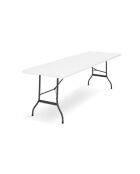 Table pliante blanche - L.180 cm
