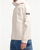 Parka à capuche sable