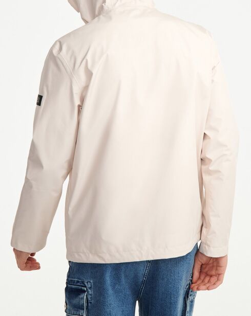 Parka à capuche sable