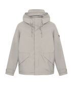 Parka à capuche sable