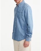 Chemise en denim light bleach