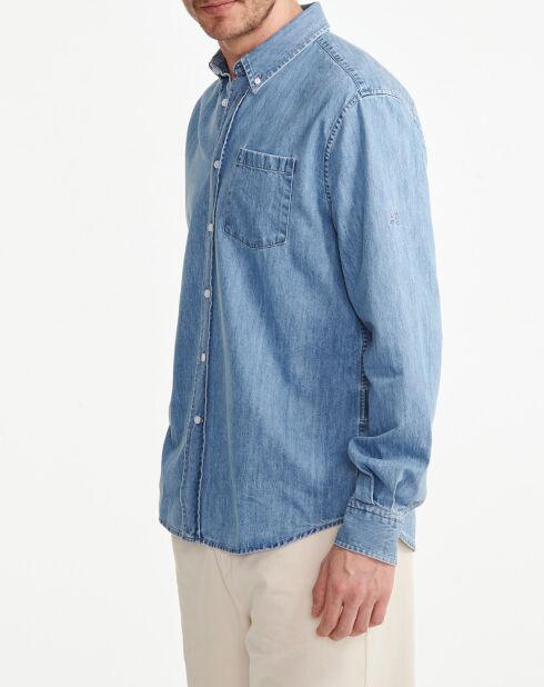 Chemise en denim light bleach