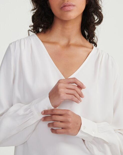 Blouse fluide lait