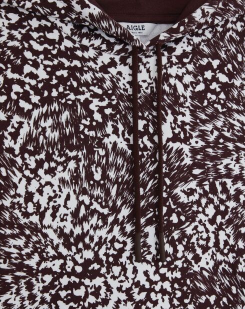 Sweat à capuche imprimé Pr fudge