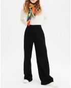 Pantalon en Coton & Lin black onyx