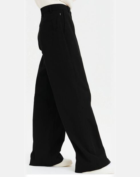Pantalon en Coton & Lin black onyx