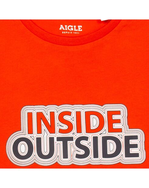 T-Shirt séchage rapide Quick-dry 100% Coton Bio poivron