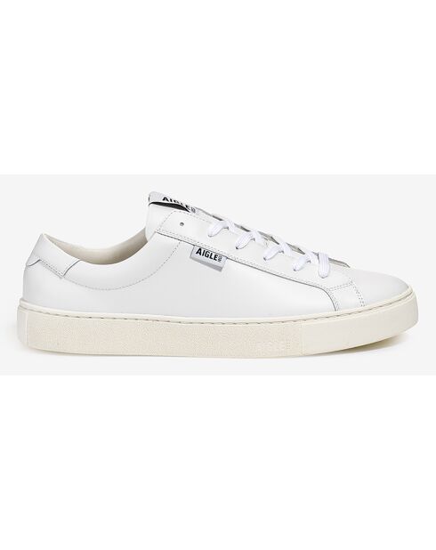 Baskets en Cuir Escape Low Cut blanches