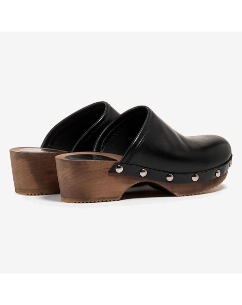 Sandales en Cuir Blossom Low Cut noires