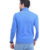 Pull en Cachemire & Soie mélangés bleu royal