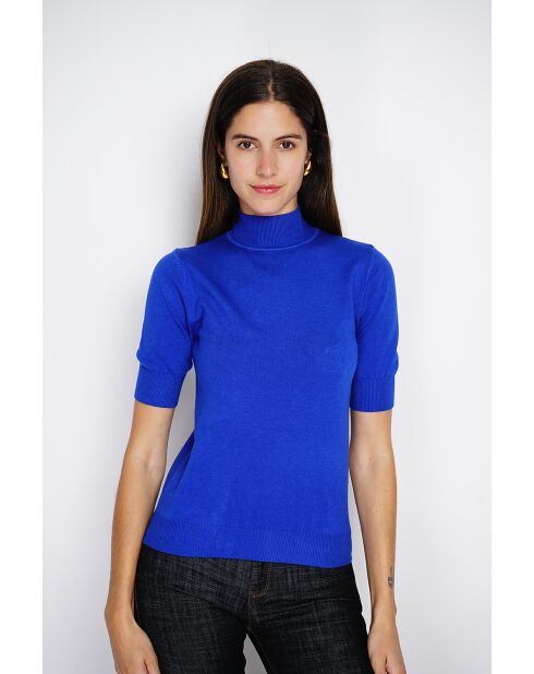 Pull en Cachemire mélangé Sophia col cheminée royal