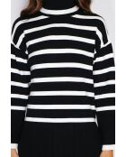 Tunique en Cachemire mélangé Blandine noire