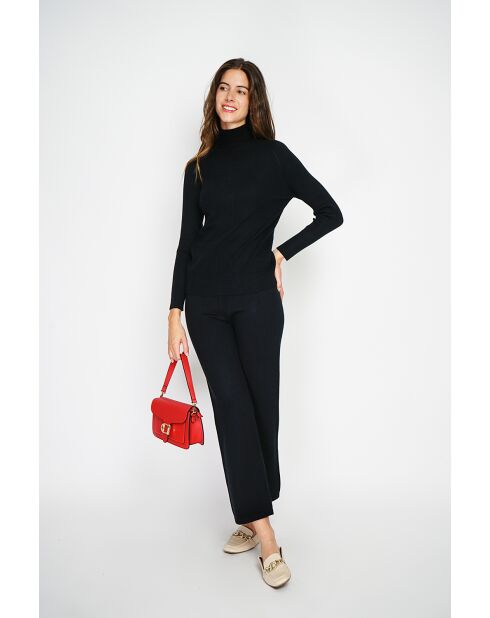 Ensemble Clarisse en Cachemire mélangé Pull & Pantalon noir