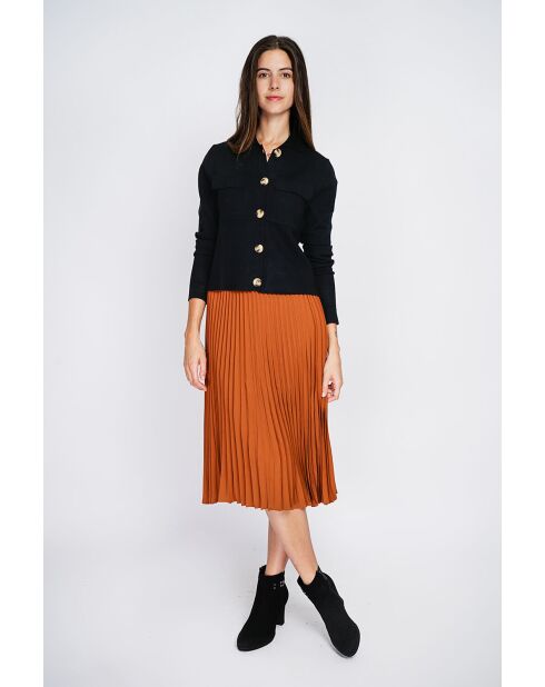 Gilet en Cachemire mélangé Leila noir