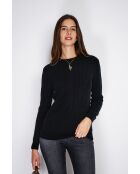 Pull en Cachemire mélangé Sia noir
