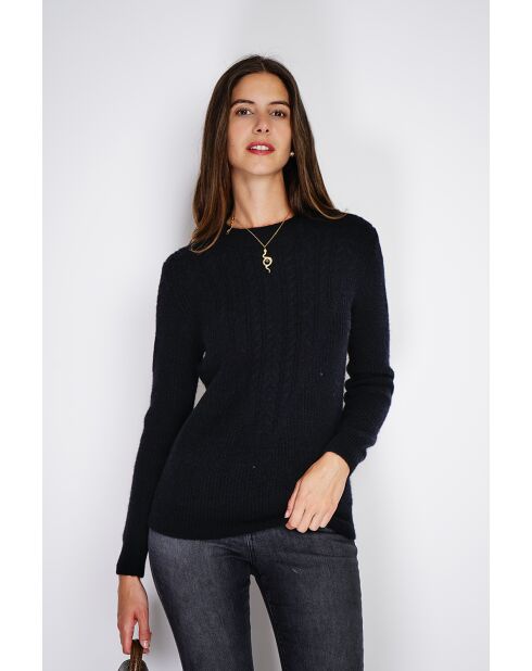 Pull en Cachemire mélangé Sia noir