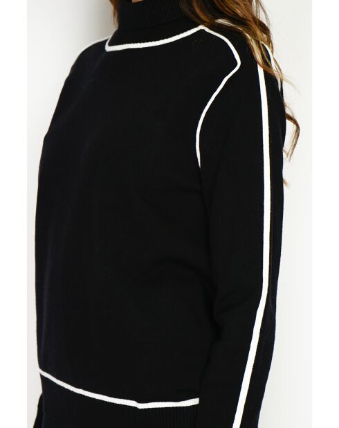 Pull en Cachemire mélangé Jeanne noir