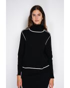 Pull en Cachemire mélangé Jeanne noir
