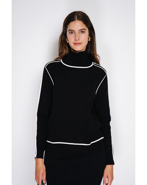 Pull en Cachemire mélangé Jeanne noir