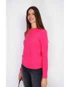 Pull en Cachemire mélangé Sia fushia