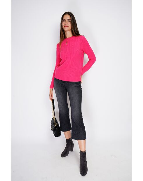 Pull en Cachemire mélangé Sia fushia