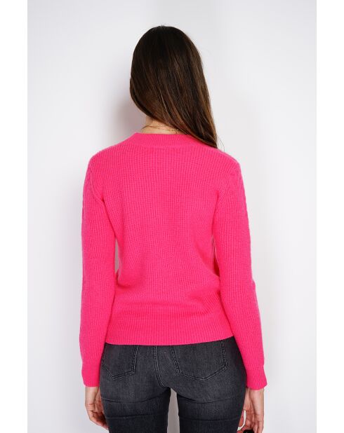 Pull en Cachemire mélangé Sia fushia