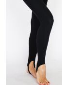 Leggings Philipa in misto seta neri