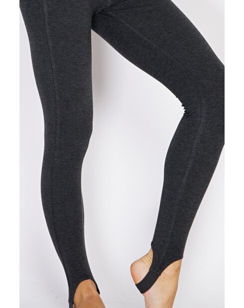 Leggings Philipa in misto seta grigi