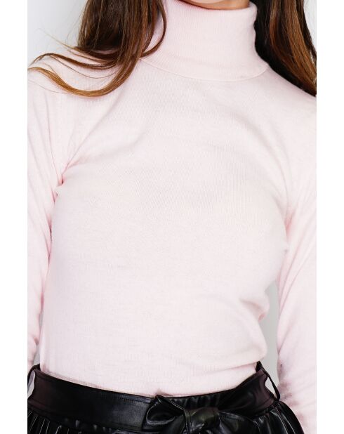 Pull en Cachemire mélangé Charlotte rose
