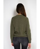 Pull en Cachemire mélangé Sia kaki
