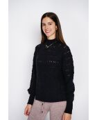 Pull Tess en Cachemire & Mohair mélangés noir