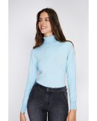 Pull en Cachemire mélangé Charlotte ciel