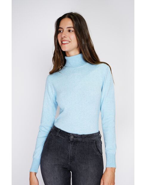 Pull en Cachemire mélangé Charlotte ciel