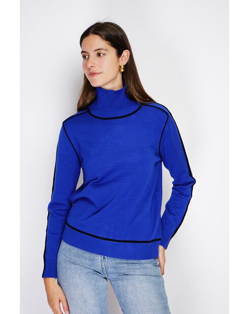 Pull en Cachemire mélangé Jeanne royal