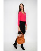 Pull en Cachemire mélangé  Jina fushia