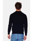 Pull en Cachemire 3 fils mélangé Michel noir