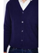 Cardigan en Cachemire mélangé Jules bleu nuit