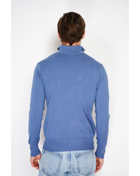 Pull en Cachemire mélangé Mina bleu jeans