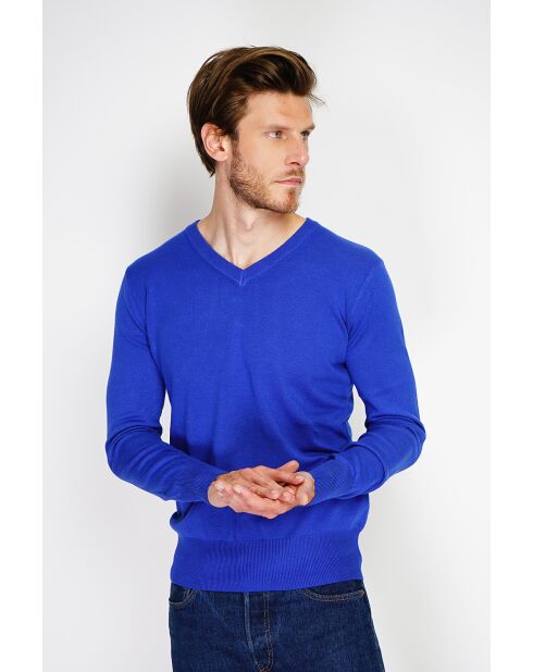 Pull en Cachemire mélangé Maellis royal