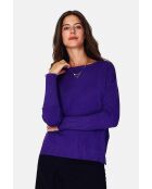 Pull en Cachemire mélangé Estelle violet