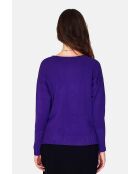 Pull en Cachemire mélangé Estelle violet