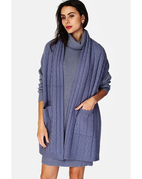 Robe Pull Titia bleu gris