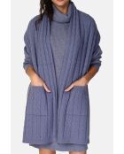 Robe Pull Titia bleu gris