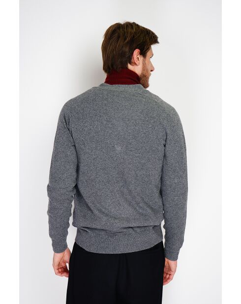 Cardigan Charlotte en Cachemire & Soie loup