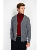 Cardigan Charlotte en Cachemire & Soie loup