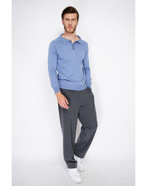 Pull en Cachemire mélangé Via bleu jeans