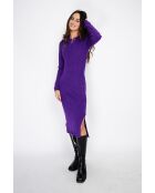 Robe en Cachemire mélangé Nina violette