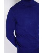 Pull en Cachemire mélangé Maria bleu nuit