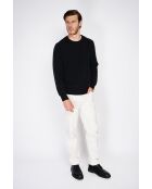 Pull col rond blackberry noir